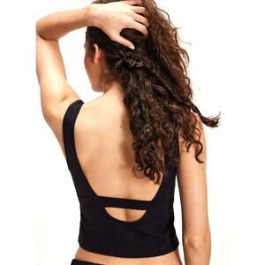 Free People Just Getting Started Muscle Tank Black Multiple Sizes